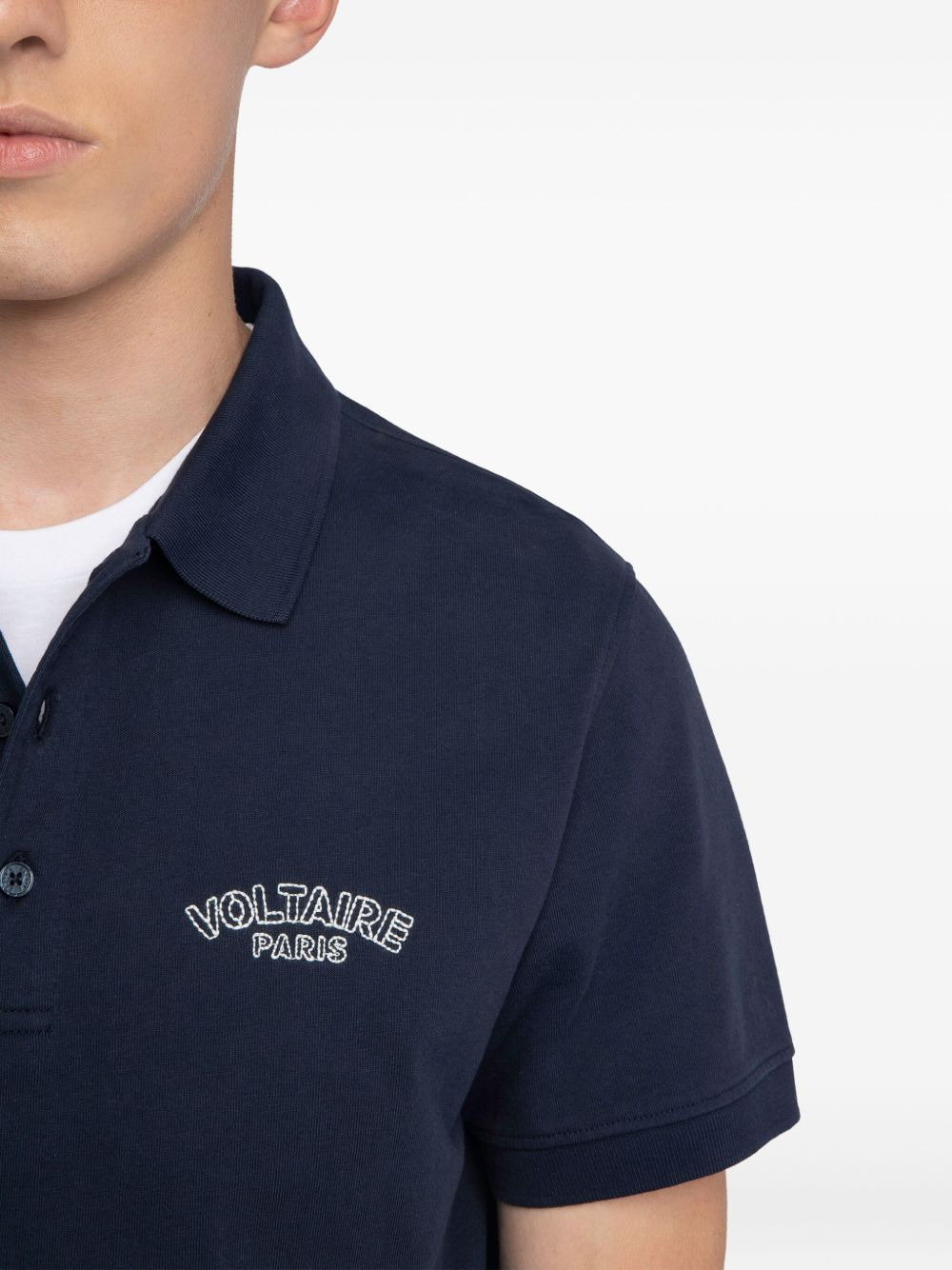 Dimitri logo-embroidered polo shirt - 5