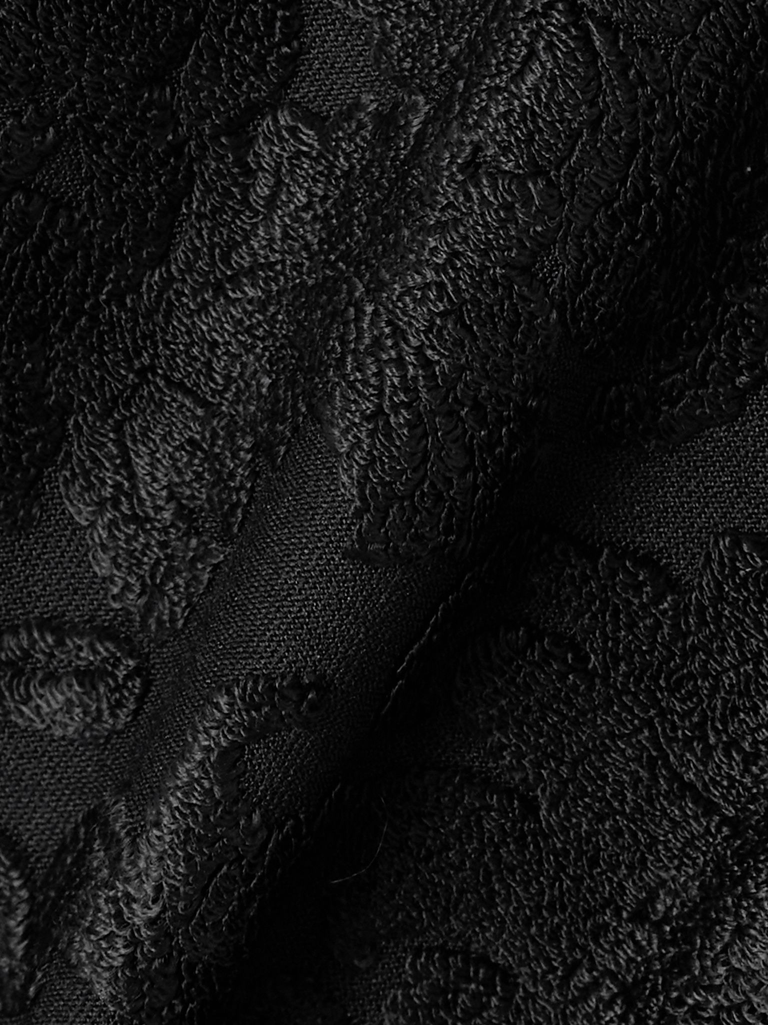 Bouclé jacquard-knit leggings Black - 5