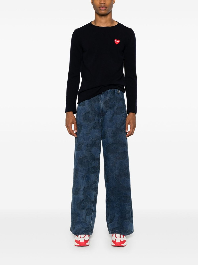 Comme des Garçons PLAY embroidered logo jumper outlook