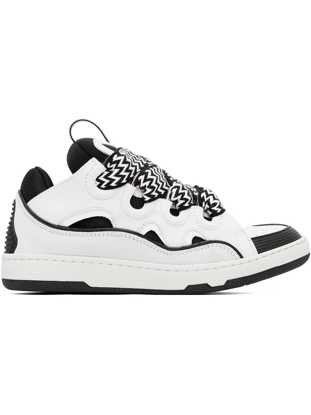White Curb Sneakers - 1