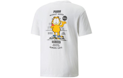 PUMA PUMA x Garfield Graphic Tee 'White' 534433-02 outlook
