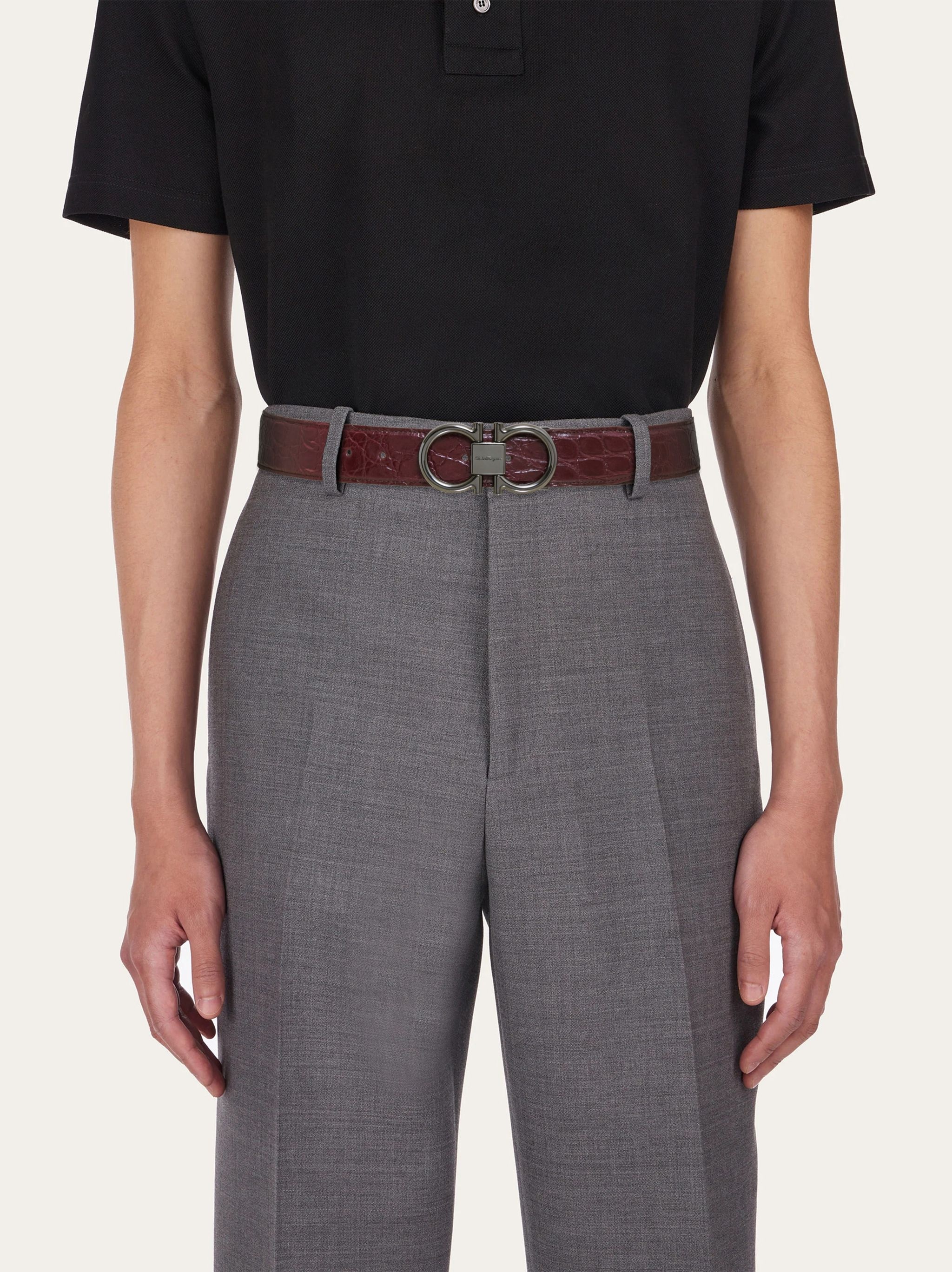 Adjustable Gancini belt - 4