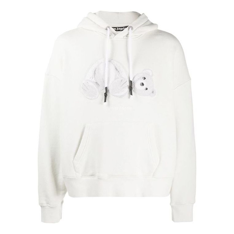 Men's PALM ANGELS Teddy Bear White PMBB058E20FLE0044401 - 1
