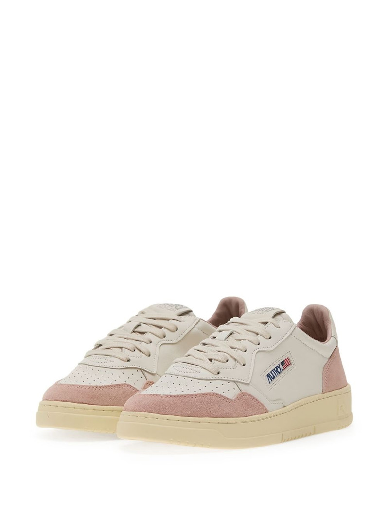 AUTRY Medalist Low suede panelled sneakers outlook