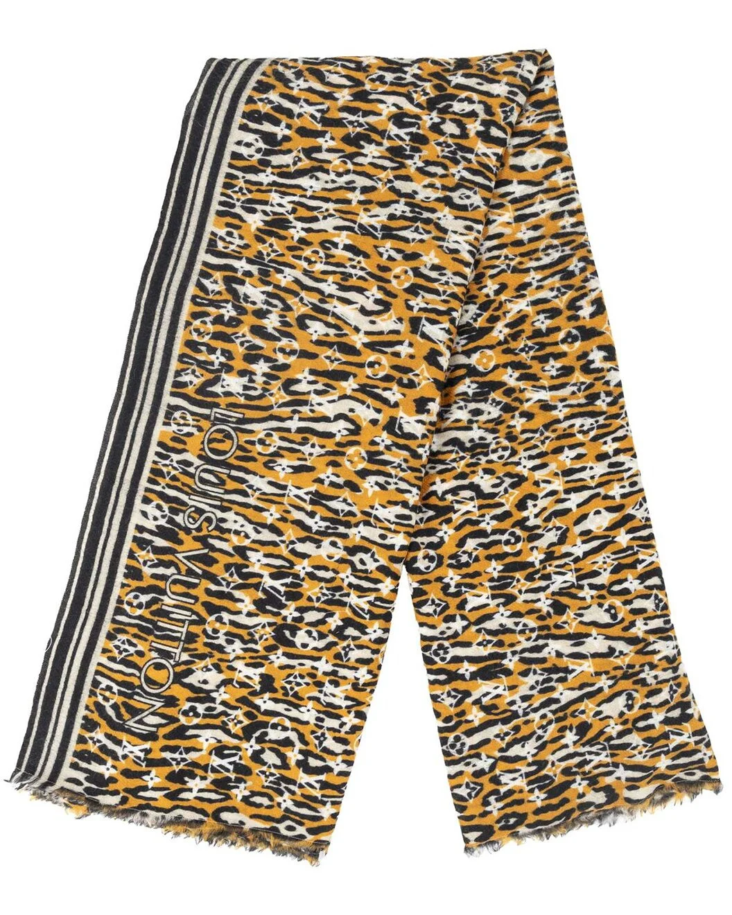 Louis Vuitton Monogram Jungle Print Scarf - '10s (Authentic Pre-Loved) - 1