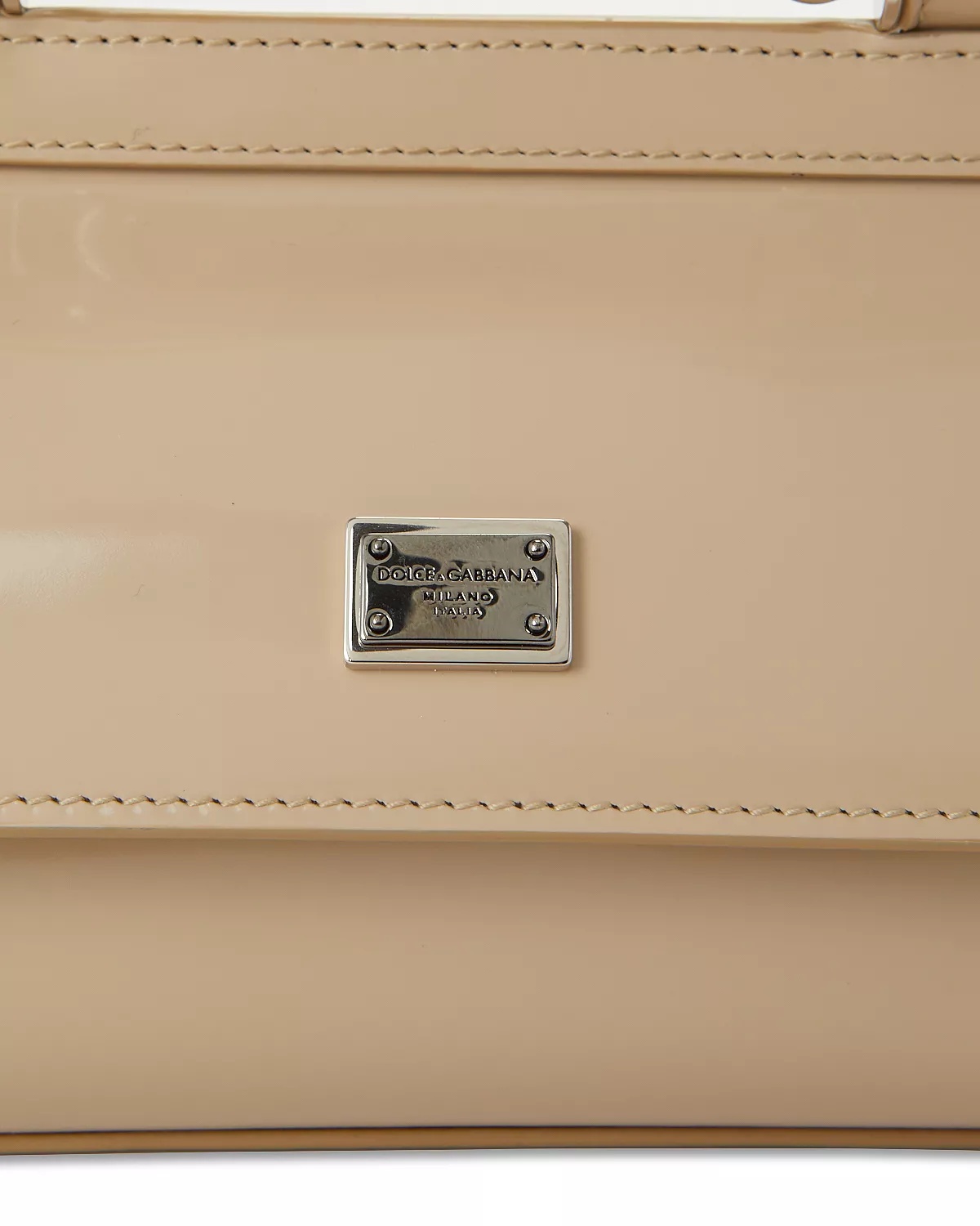 Small Sicily Bag in Polished Calfskin - 6