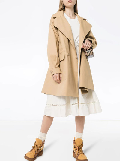 Moncler belted trench coat outlook