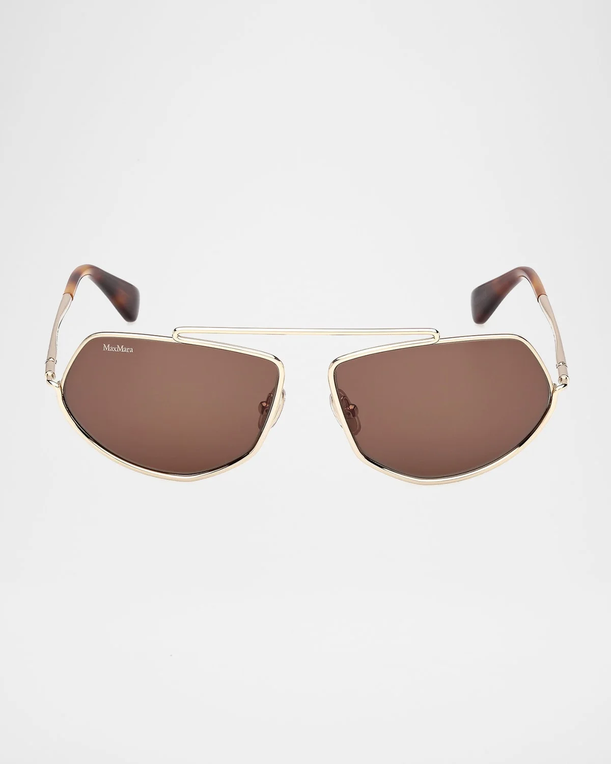 Joey 60mm Metal Square Sunglasses - 1