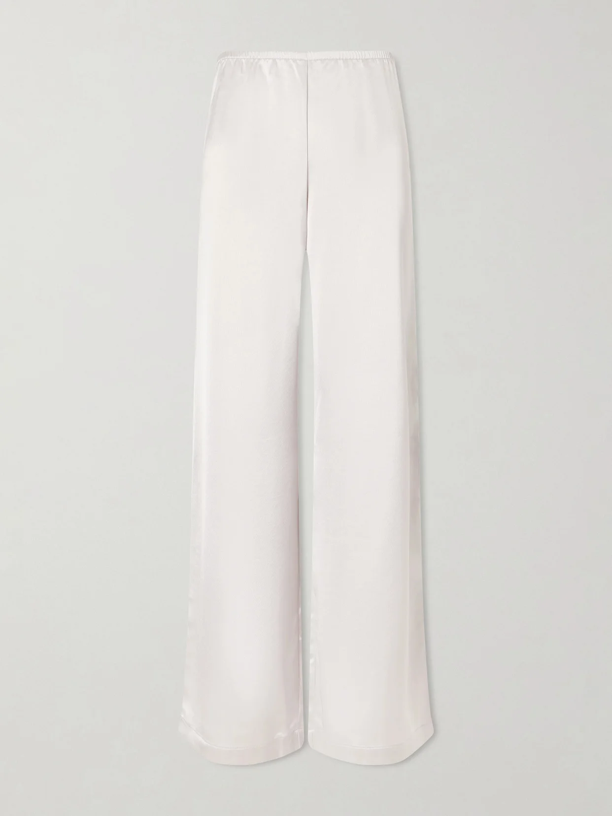 Barb Satin Wide-leg Pants - 1