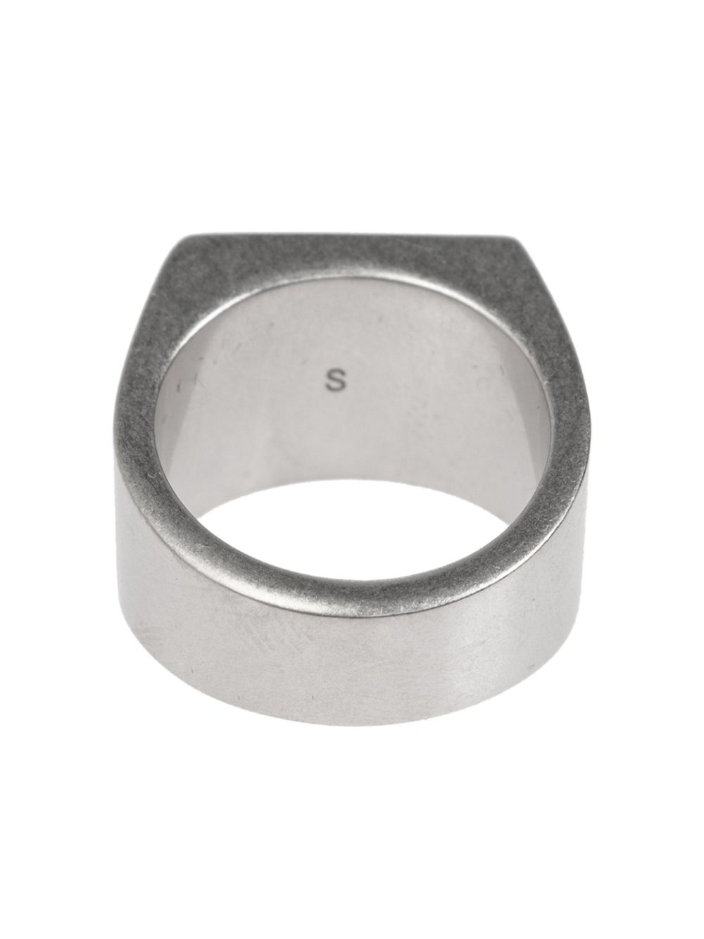 rectangular signet ring - 5