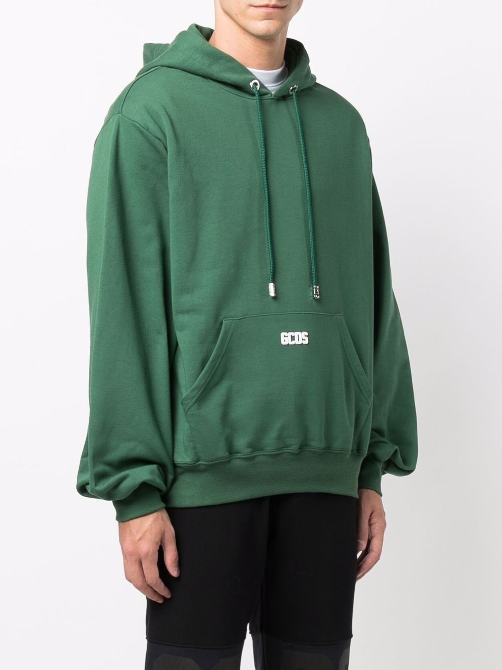 logo plaque hoodie - 3