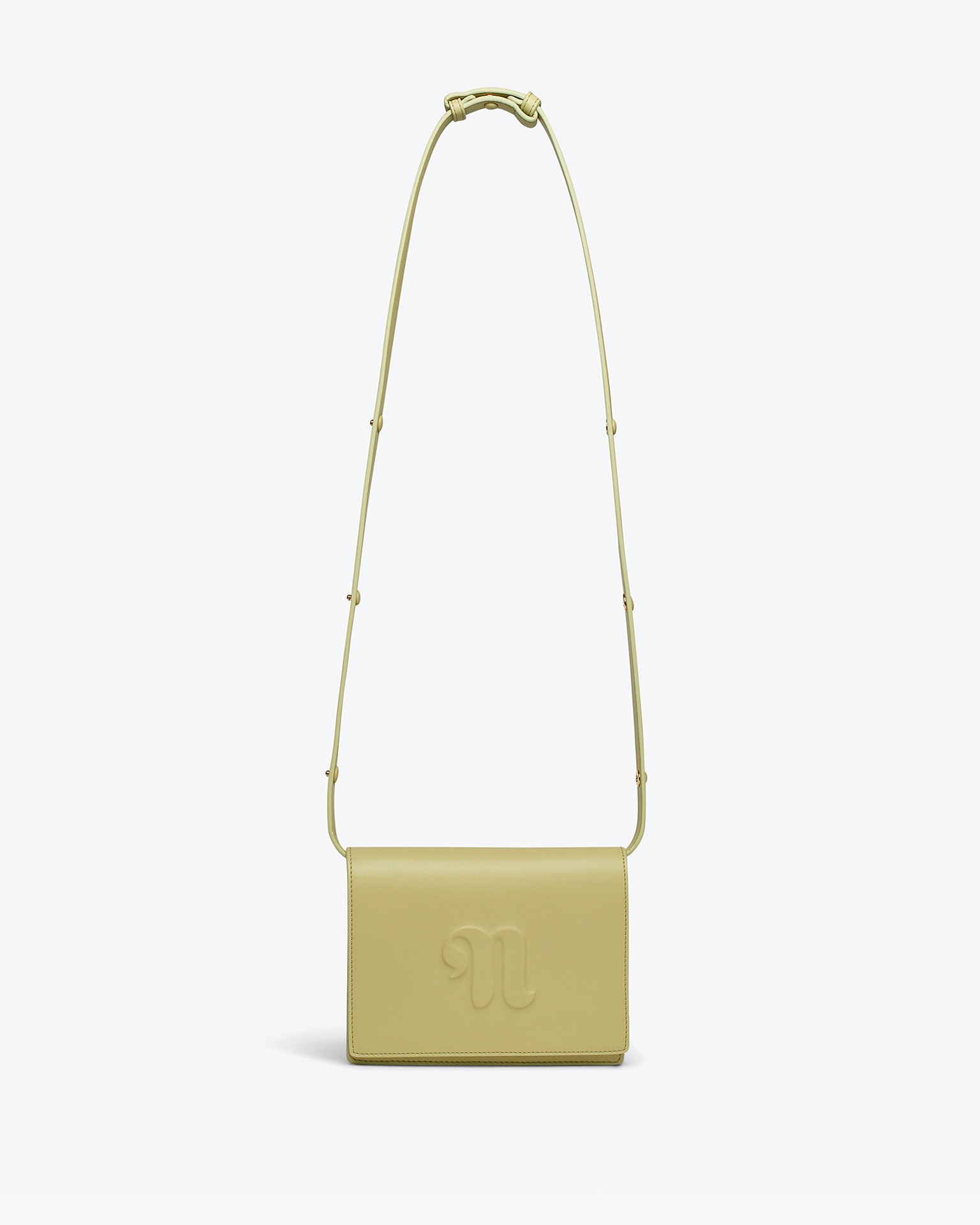 THE CONCERTINA - Alt-nappa shoulder bag - Lime - 4