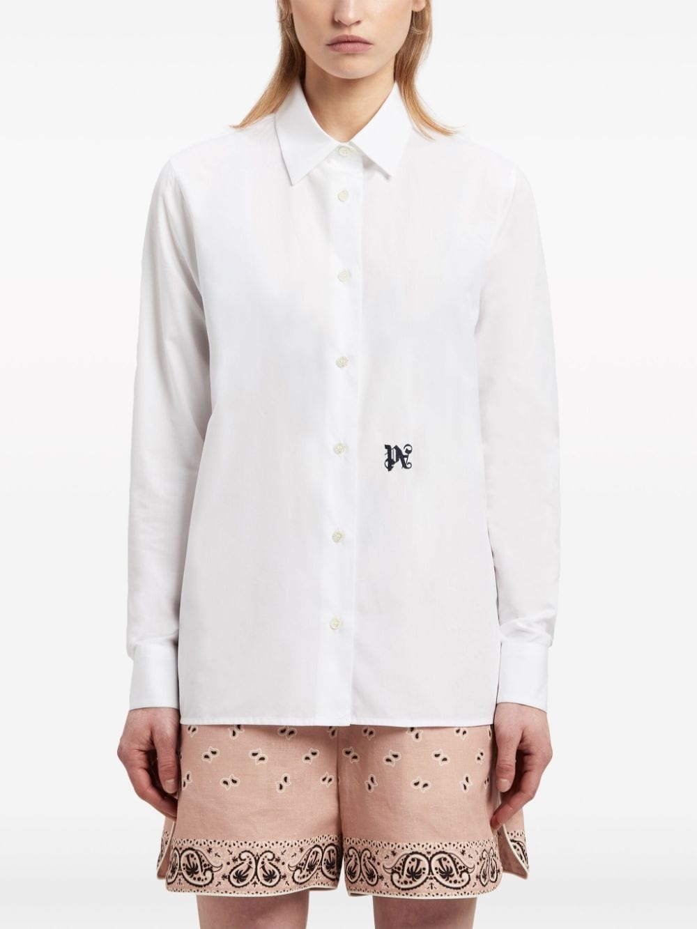 PA monogram cotton shirt - 3