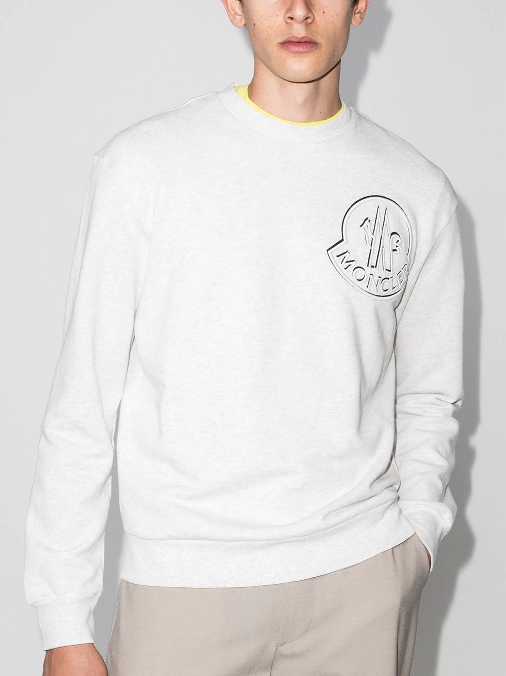 logo-print crew-neck sweatshirt - 2