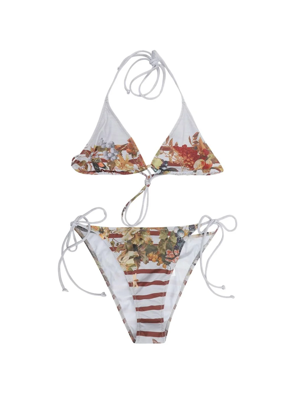 floral-print bikini set - 1
