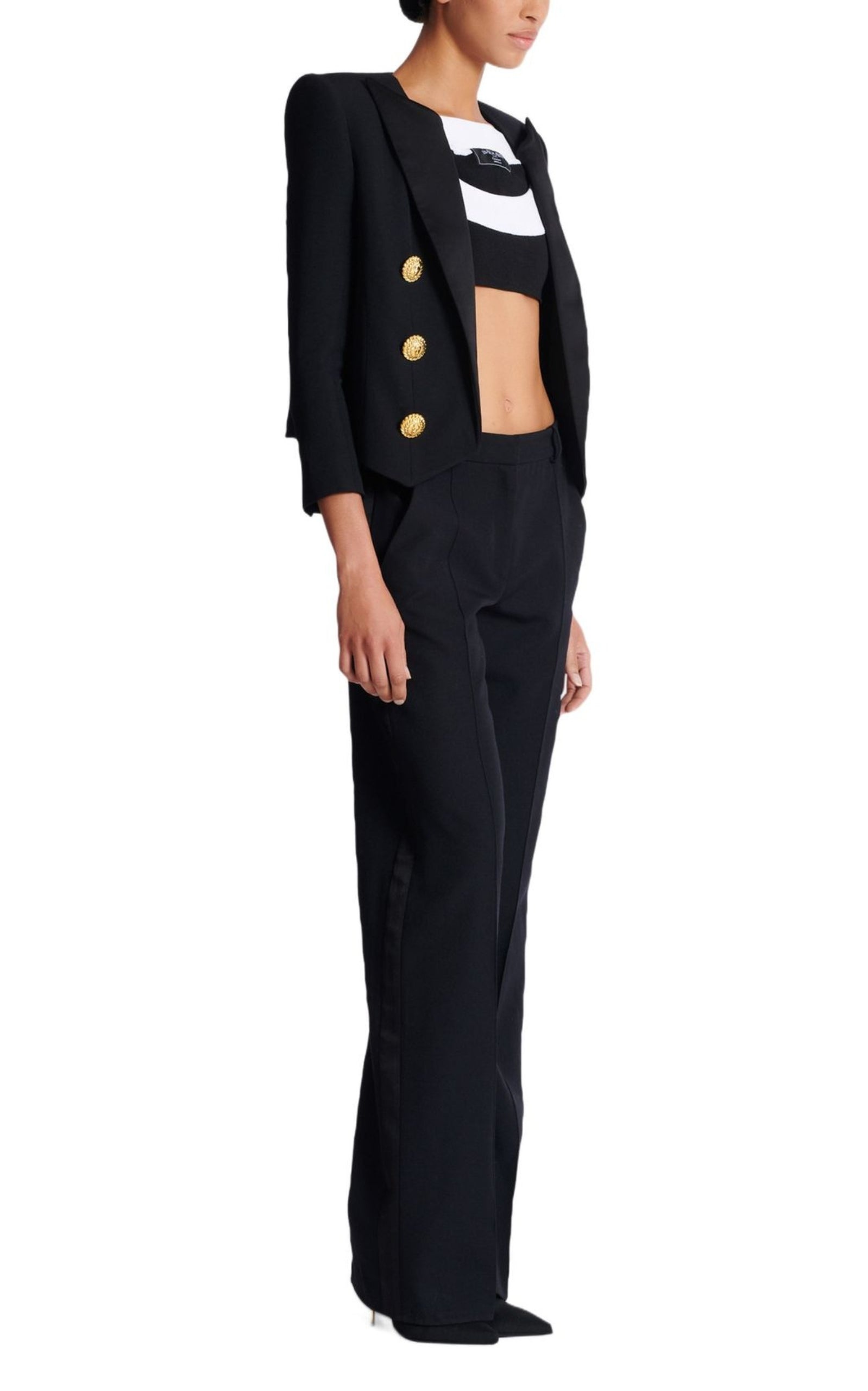 Edge-to-edge 6-button jacket - 3