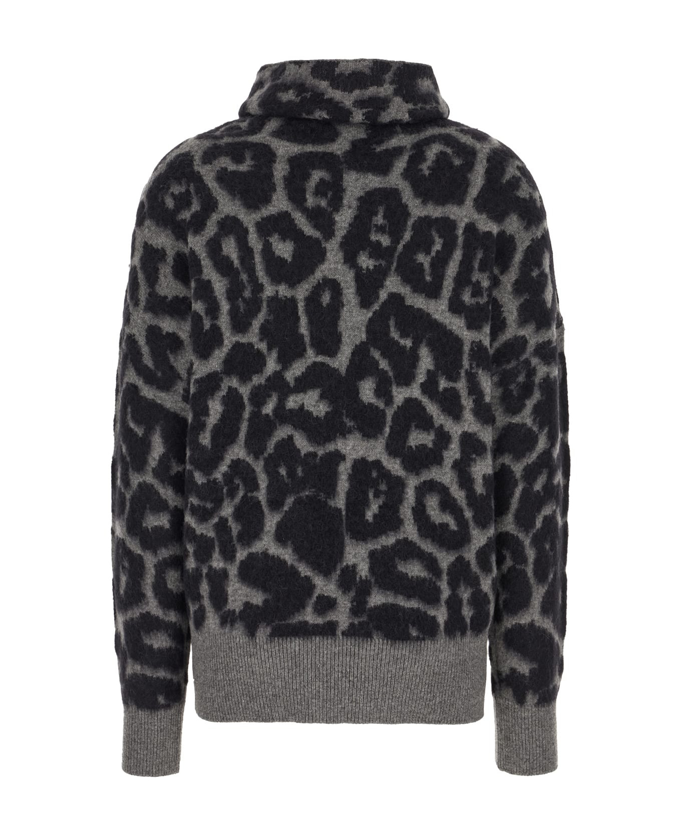 Embroidered Wool Blend Sweater - 2