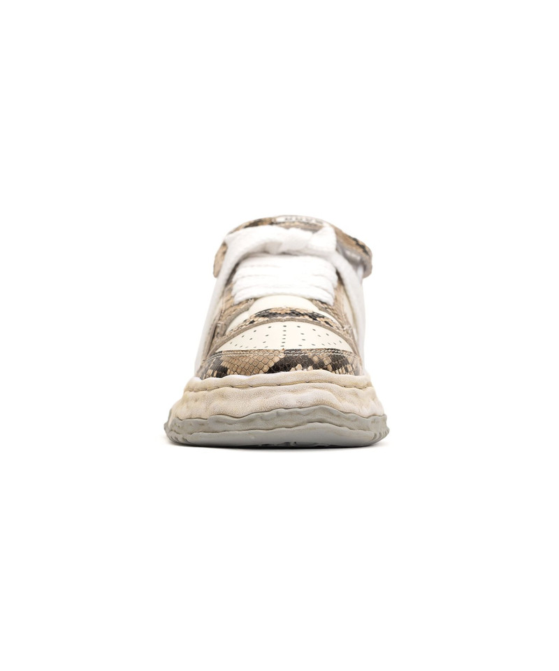 "KEITH" OG Sole Python Printed Leather Low-top Sneaker 16