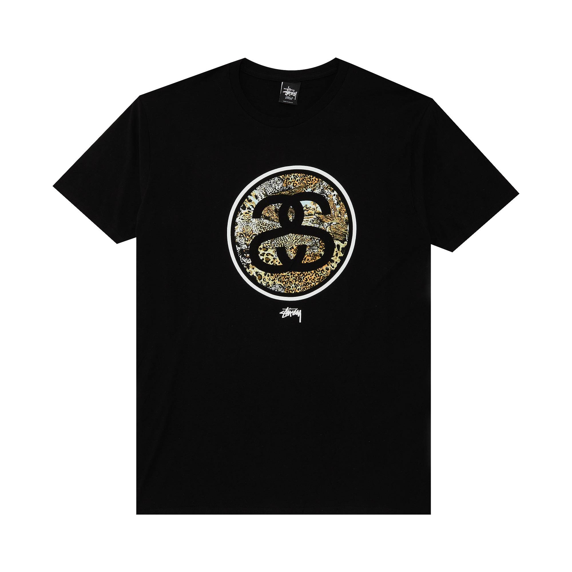 Stussy Cheetah Link Tee 'Black'