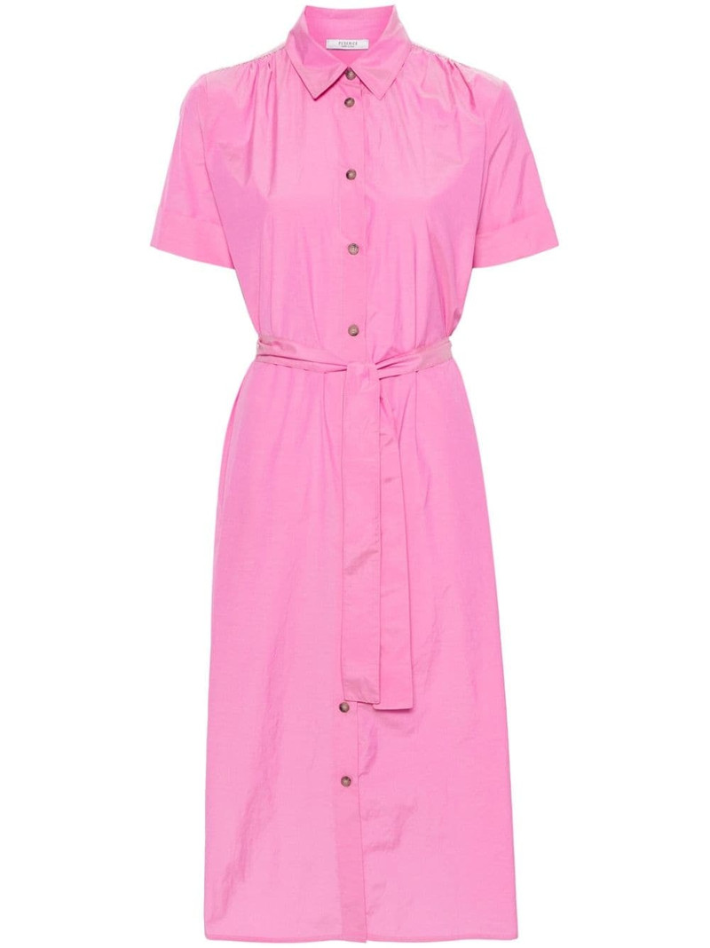 beaded belted shirt dress 1