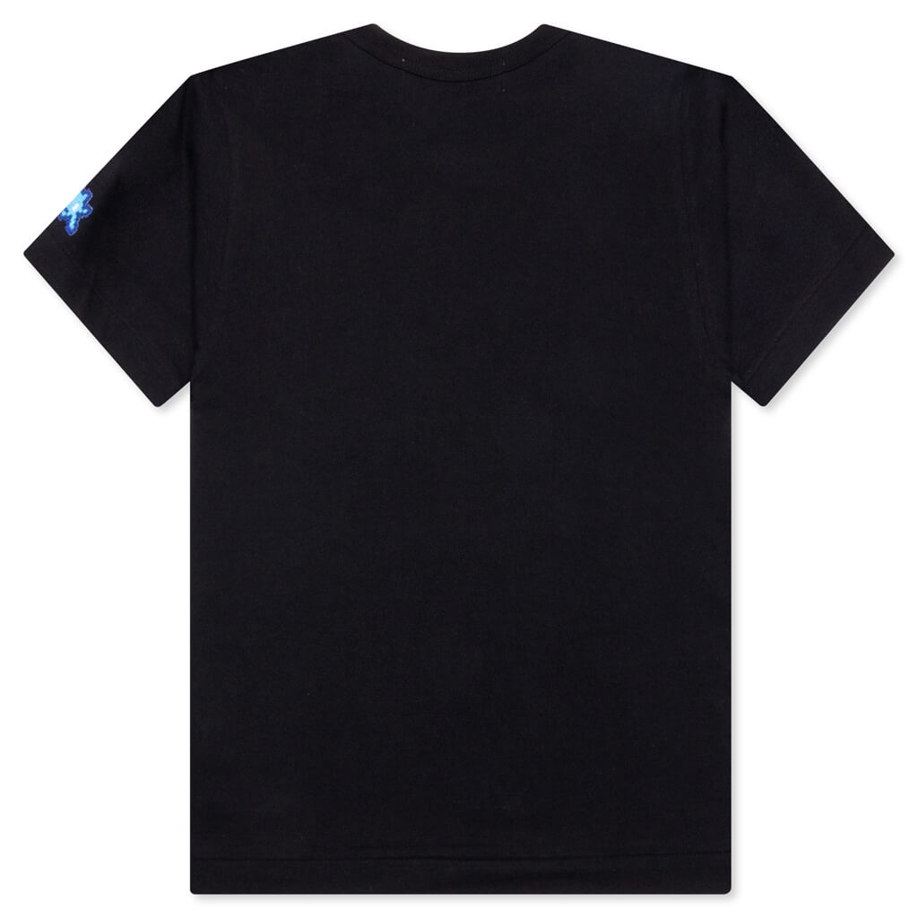 COMME DES GARCONS PLAY X THE ARTIST INVADER WOMEN'S S/S TEE - BLACK - 2