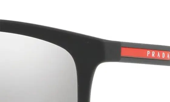 Sport 56mm Mirrored Rectangle Sunglasses - 4