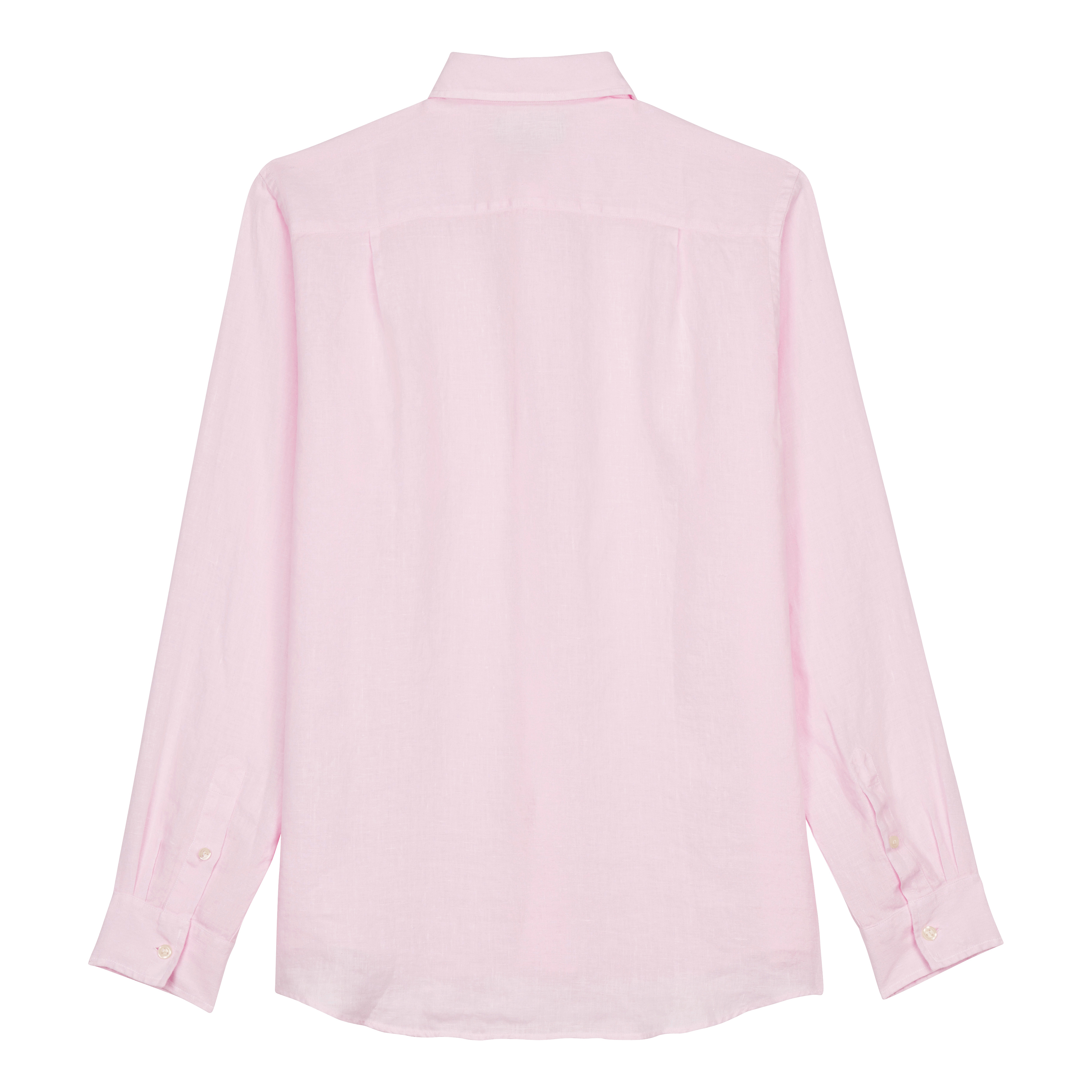 Men Linen Shirt Solid - 2