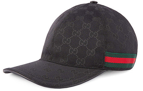 Gucci Original GG Canvas Baseball Hat With Web 'Black' 200035-KQWBG-1060 - 2