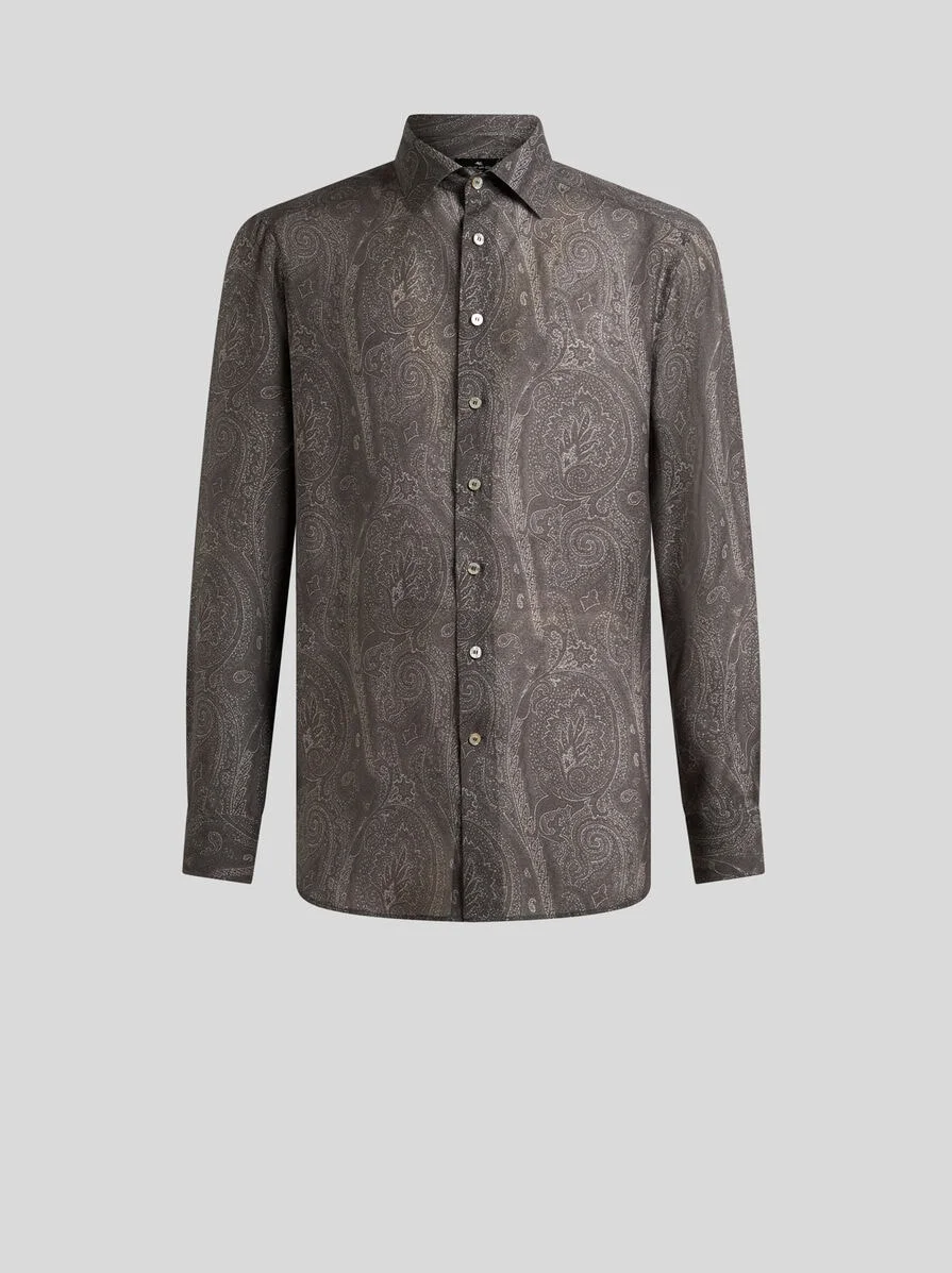 SILK PAISLEY SHIRT - 1