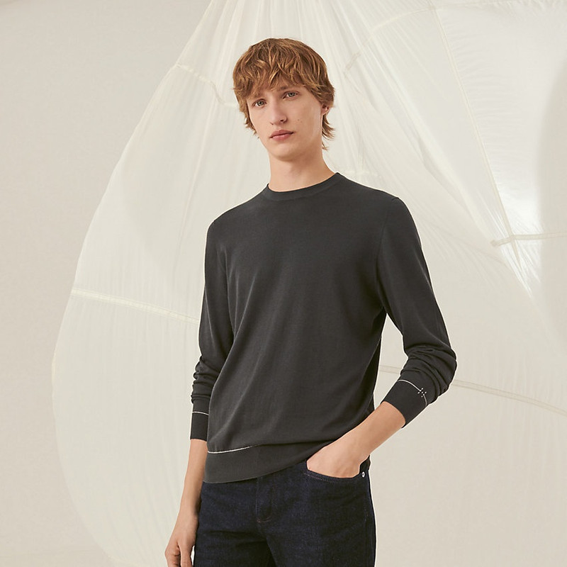 "H Etriviere" crewneck sweater 1