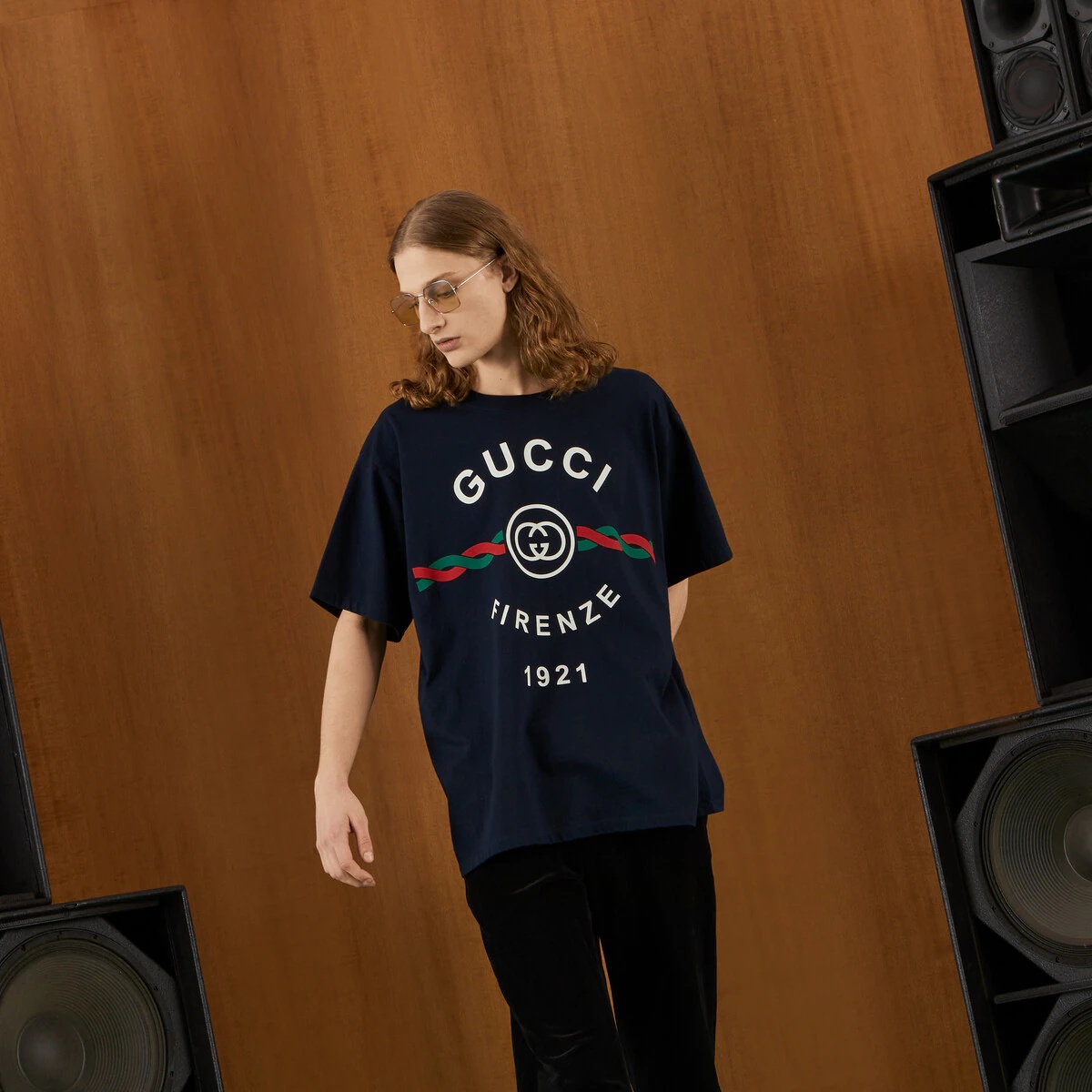 Cotton jersey 'Gucci Firenze 1921' T-shirt - 5