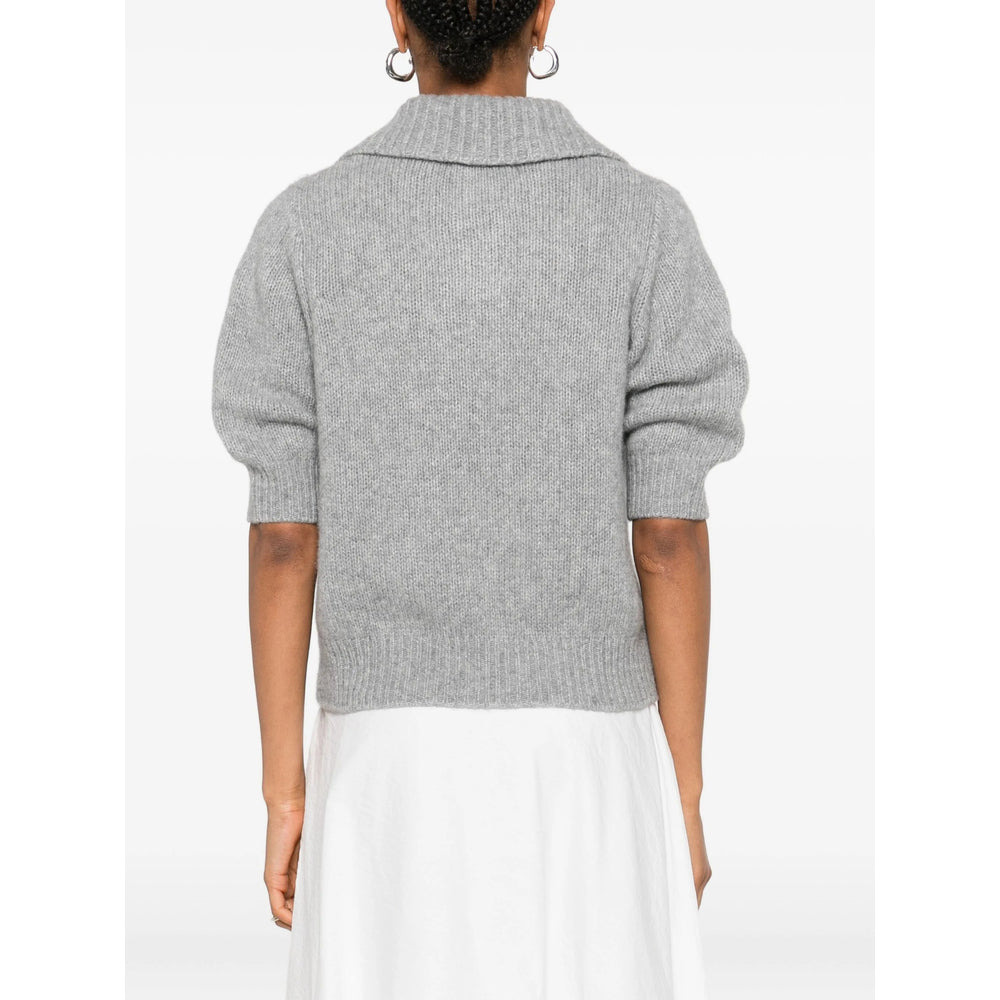 Lisa Yang Grey Knitwear - Jumpers Women - 5