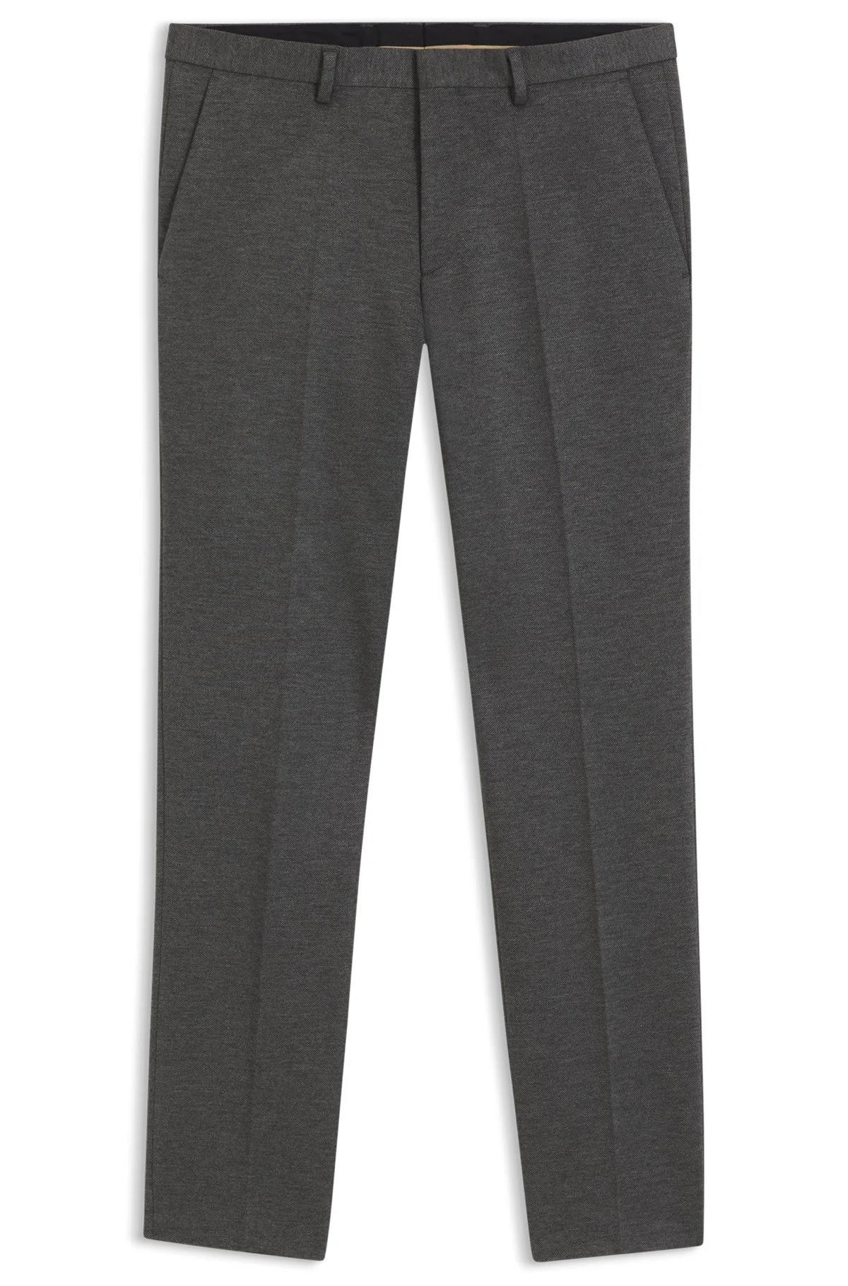 MELANGE EXTRA-SLIM-FIT PANTS IN STRETCH WOOL - 1