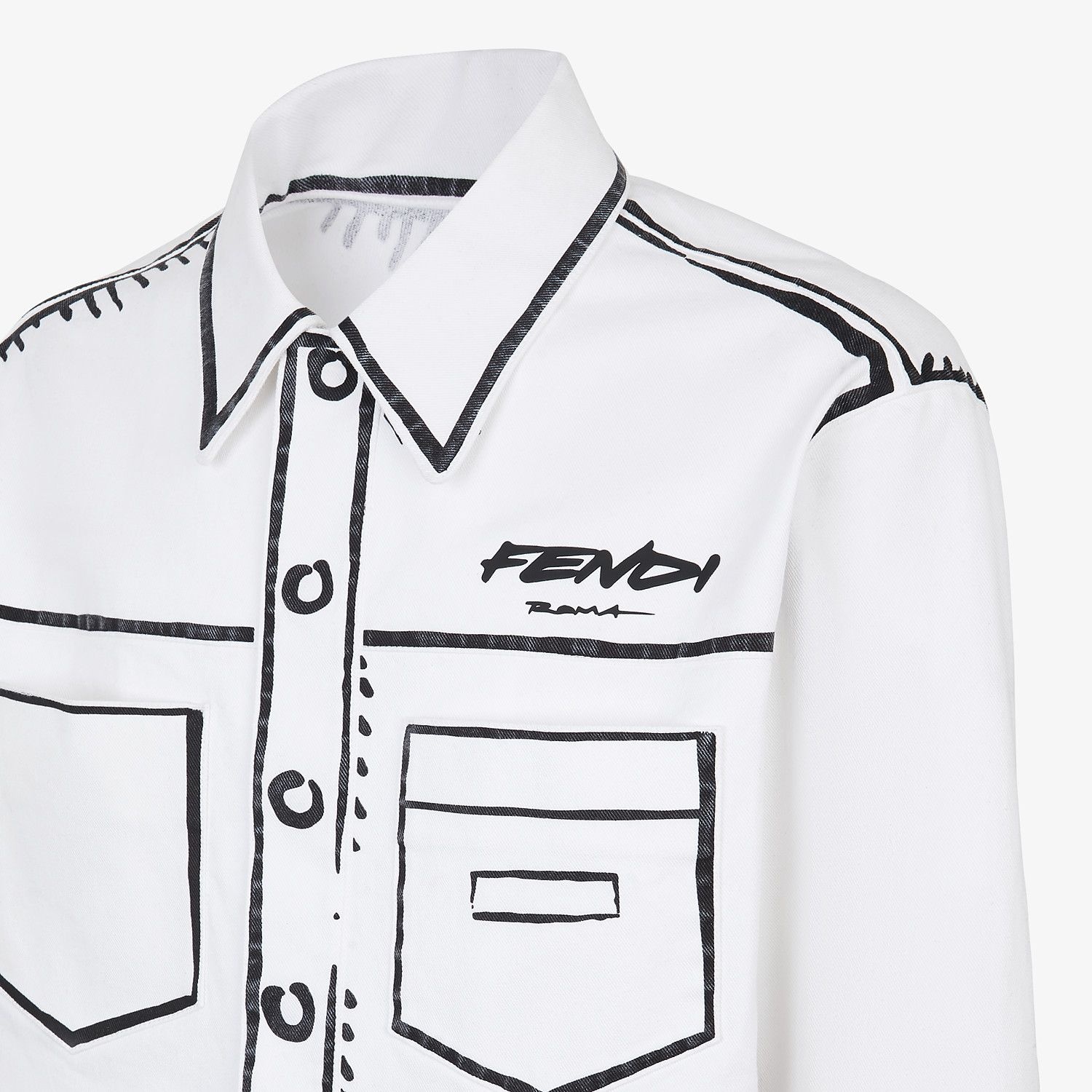 Fendi Roma Joshua Vides denim jacket - 3