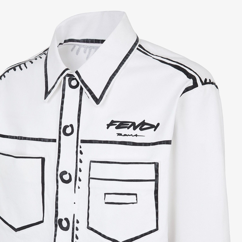 FENDI Fendi Roma Joshua Vides denim jacket - FW0871ACBIF0QA0