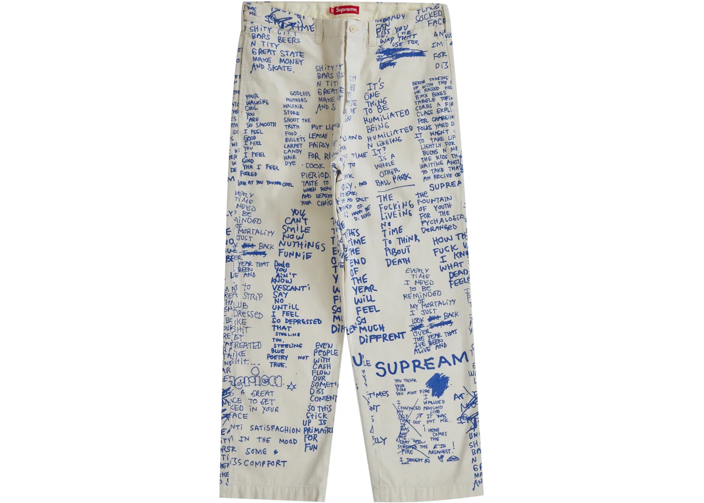 Supreme Gonz Poems Chino Pant Stone - 1
