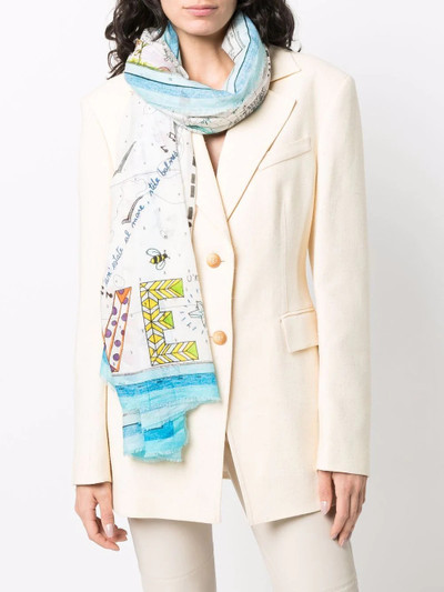 Faliero Sarti Summer Love printed scarf outlook