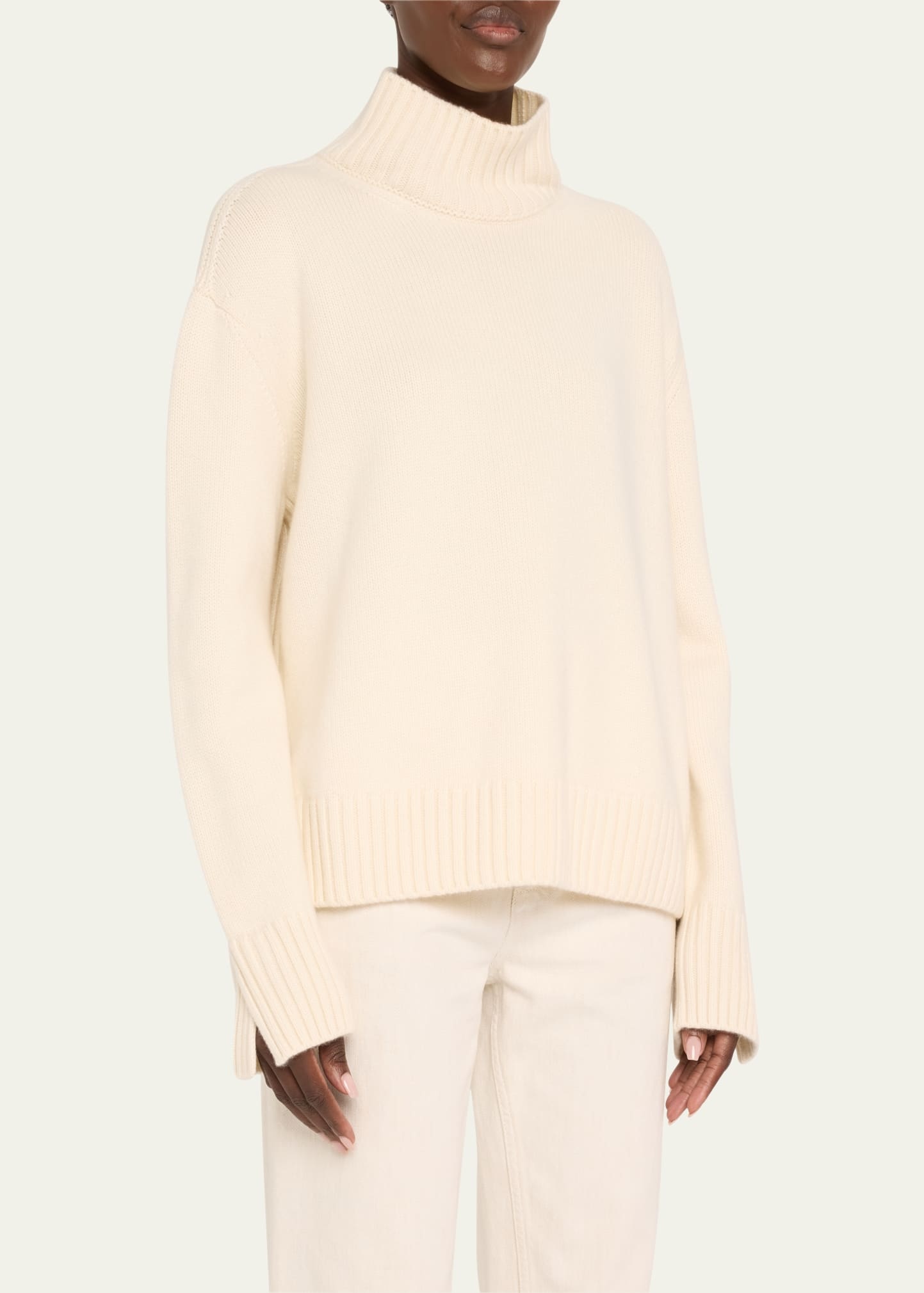 Parksville High-Neck Cashmere Sweater - 4