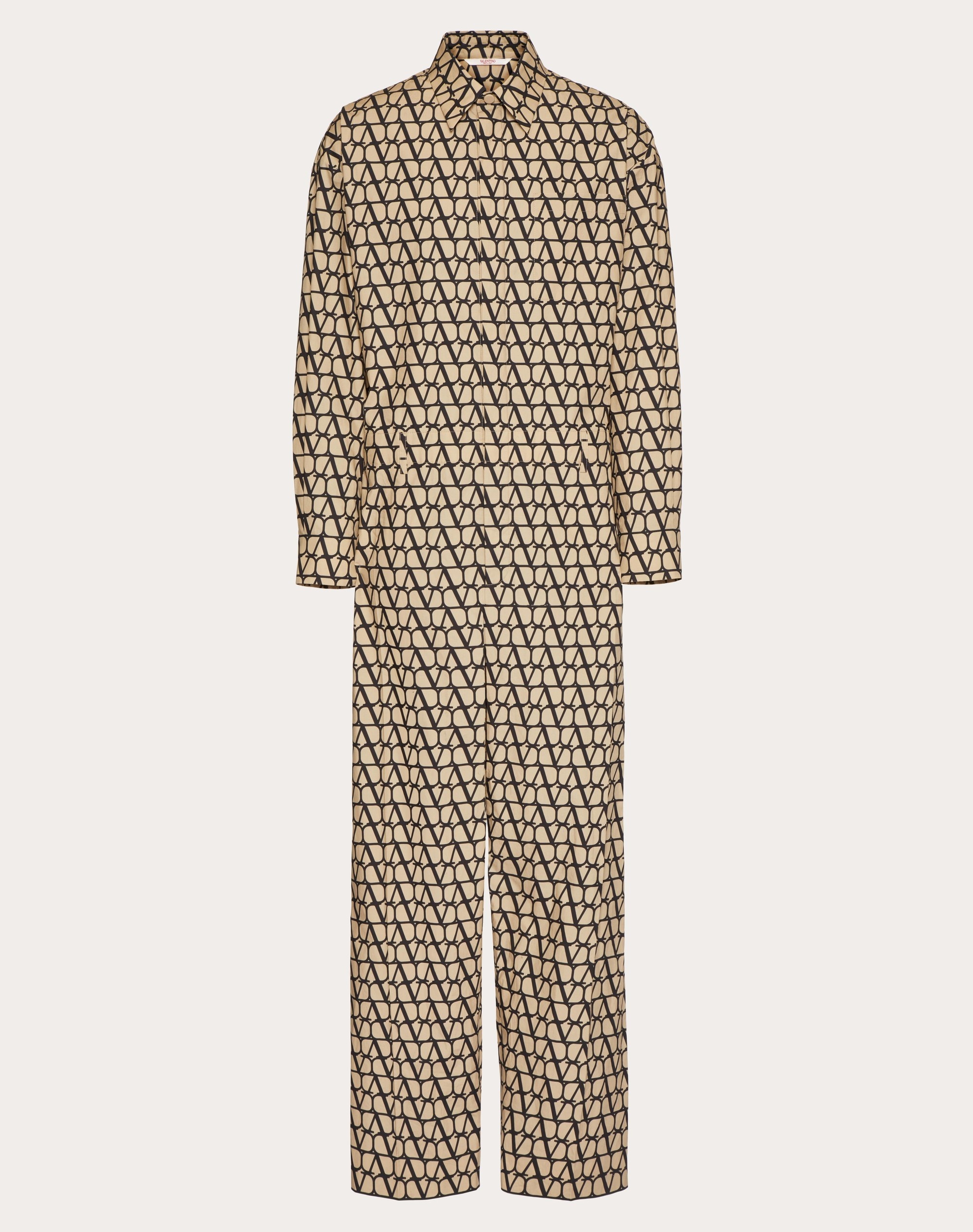 COTTON JUMPSUIT WITH TOILE ICONOGRAPHE PRINT - 1