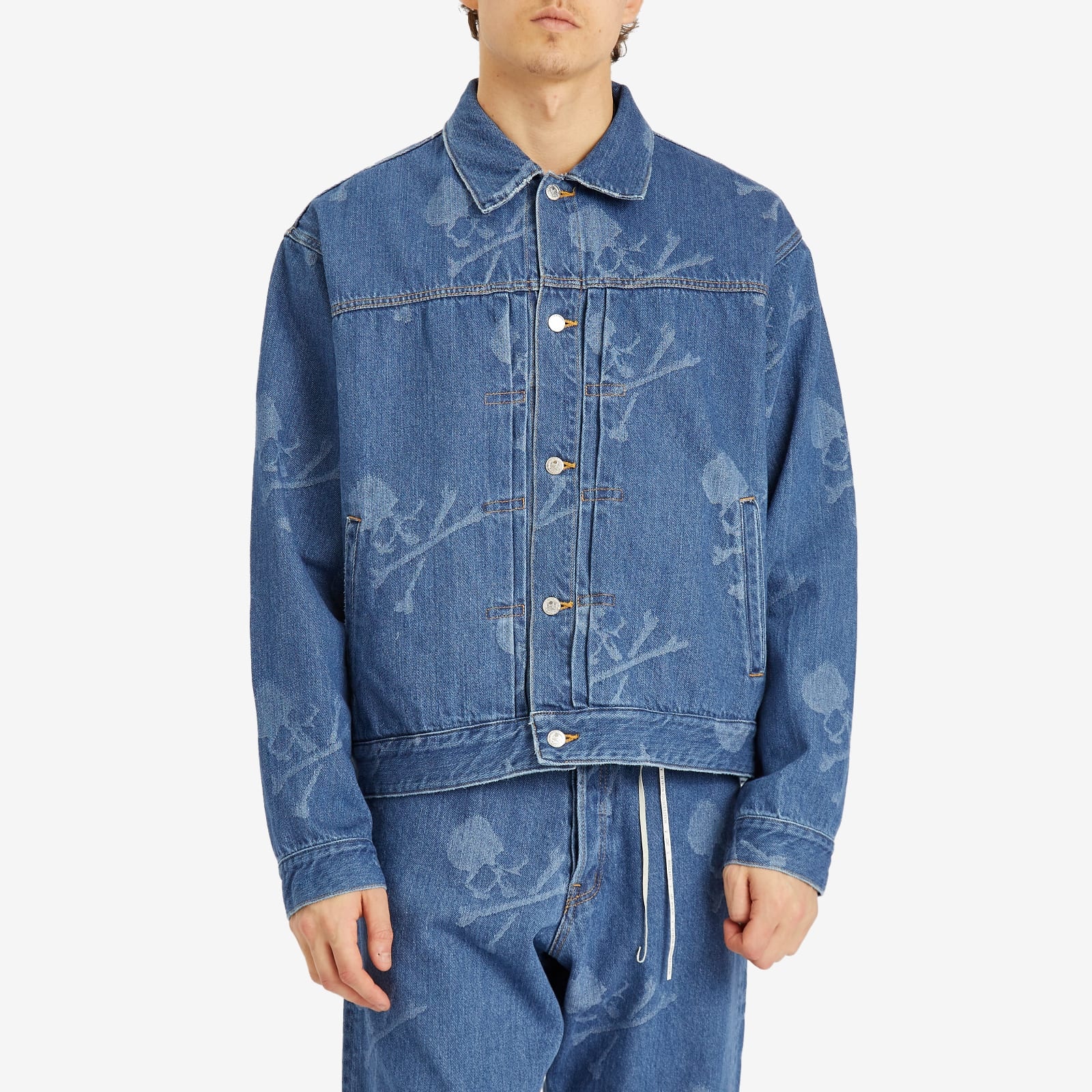 MASTERMIND WORLD Monogram Denim Jacket - 2