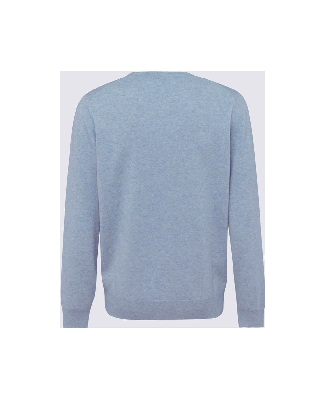Light Blue Cashmere Knitwear - 2