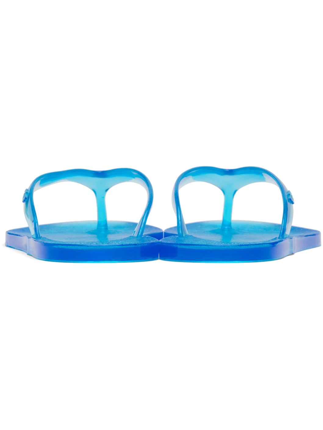 Blue Jelly Flip-Flops - 2