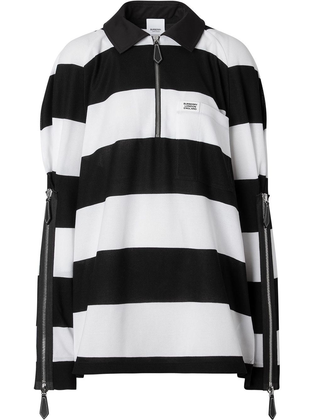 oversized striped rugby shirt - 1