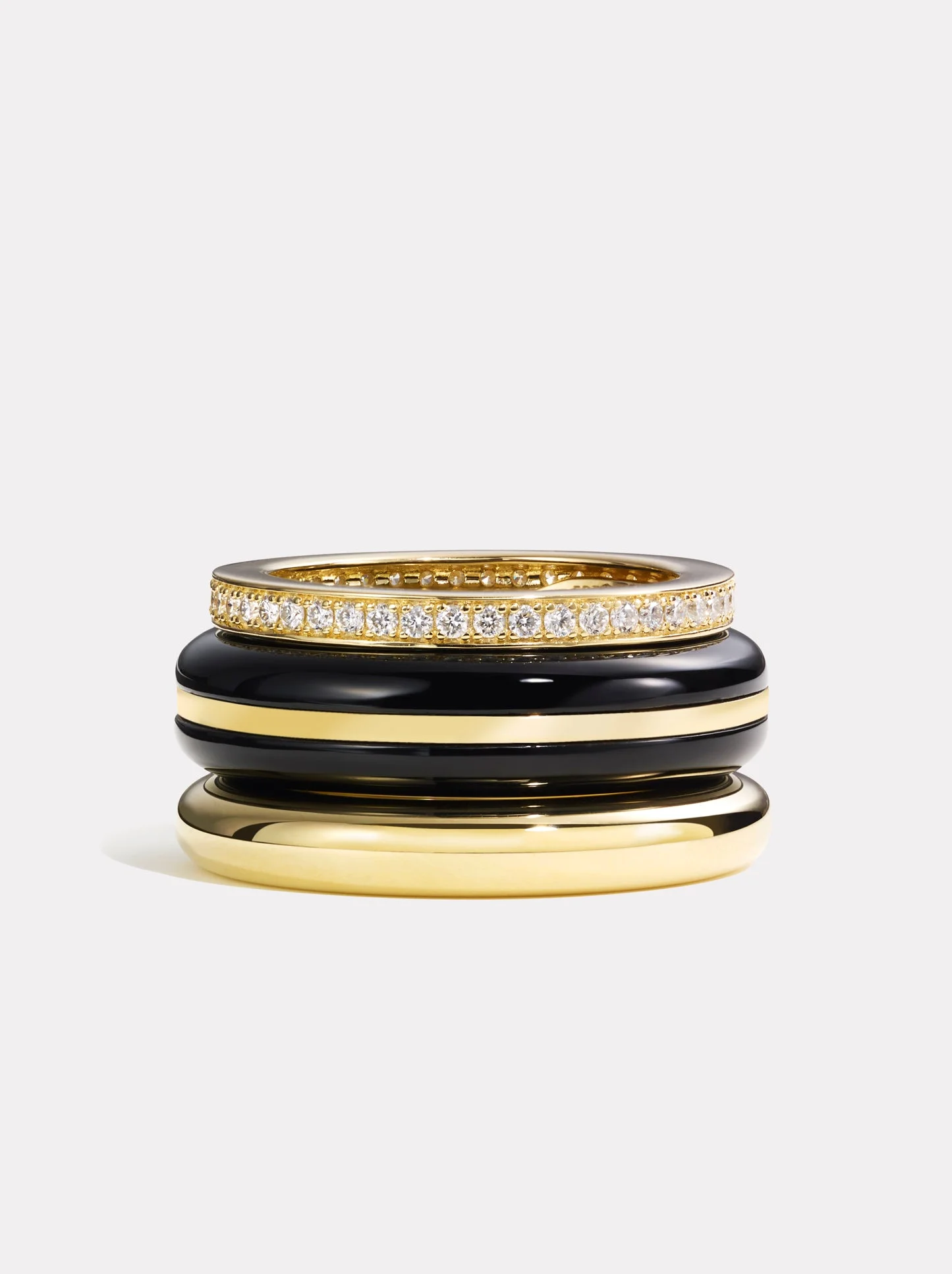Stack_Classic Ring Stack | Black Onyx - 1