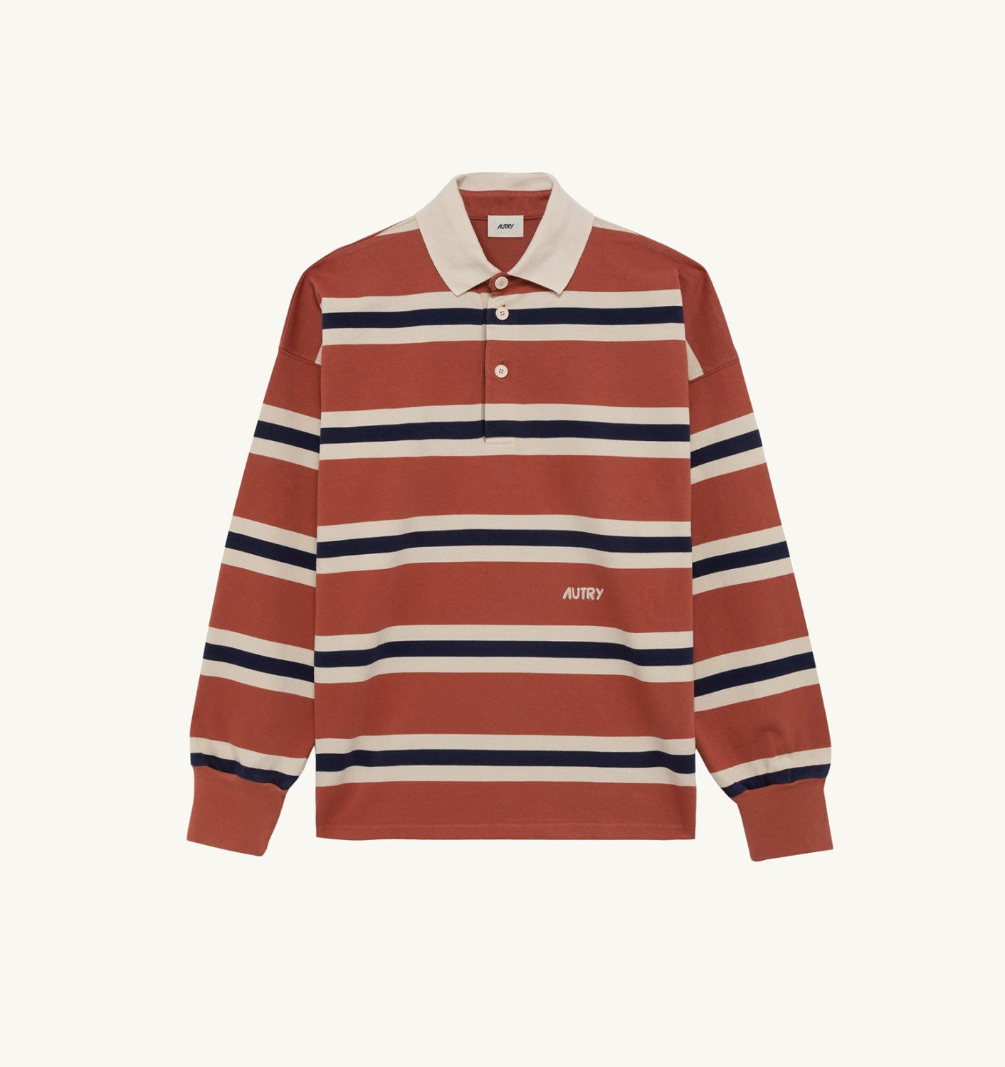 UNISEX STRIPED RUGBY POLO - 1