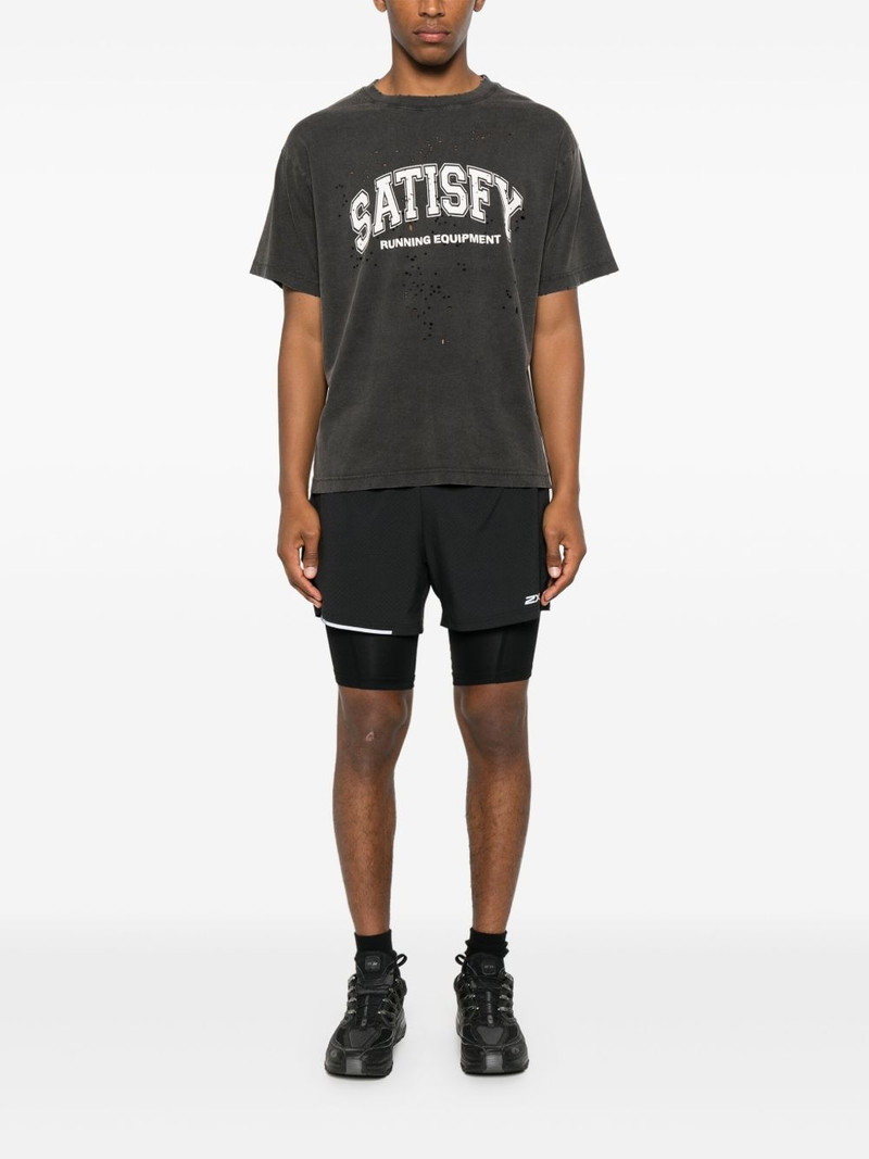 SATISFY logo-print T-shirt outlook
