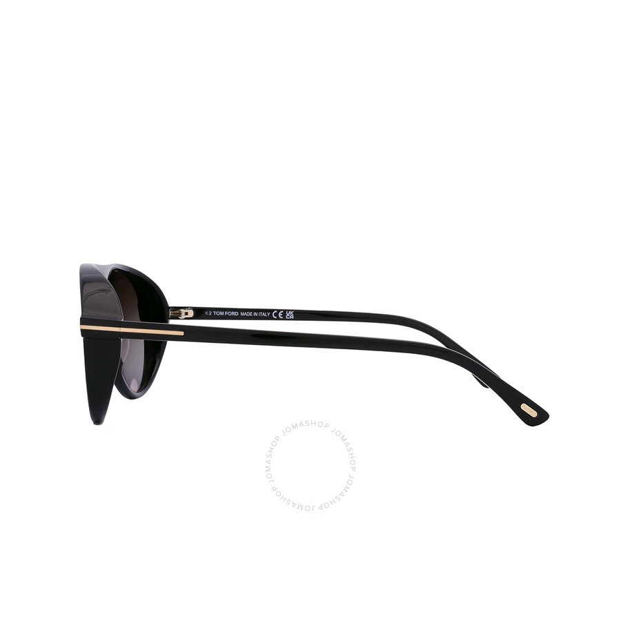 Tom Ford Marcus Smoke Gradient Pilot Men's Sunglasses FT1023 01B 60 - 5