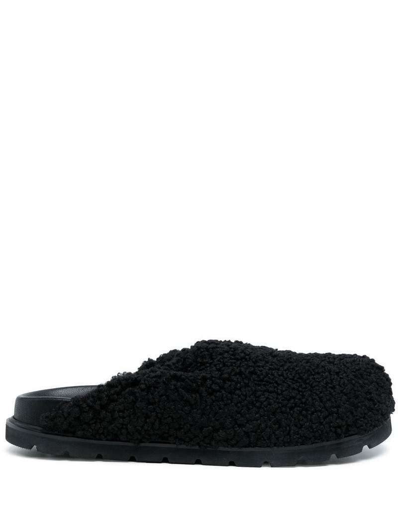 faux-fur slip-on loafers 1