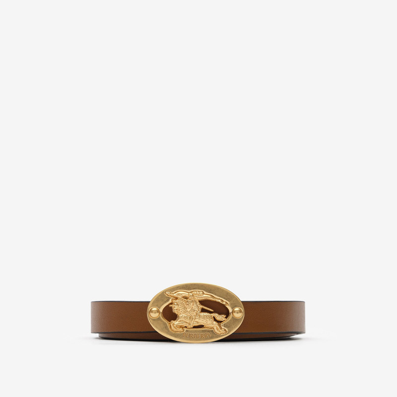 Burberry Thin Reversible Leather Knight Stamp Belt outlook