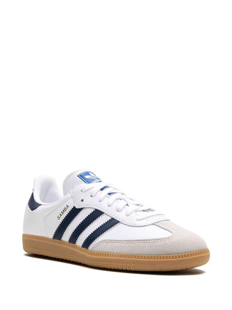 adidas Samba OG "Cloud White/Night Indigo/Gum" sneakers outlook